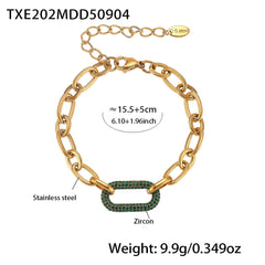 Golden Green Zircon