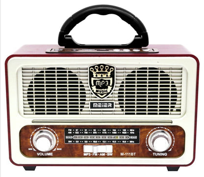 Export Desktop Retro Radio Full Bluetooth Portable Speaker