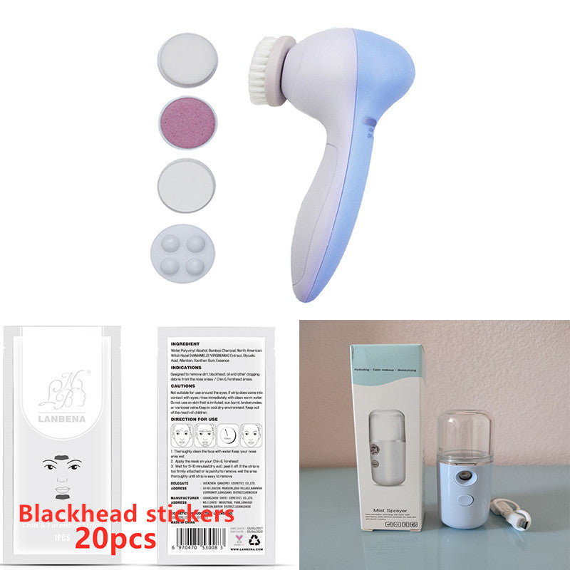 Electric 5-in-1 Facial Cleansing Instrument for Deep Clean