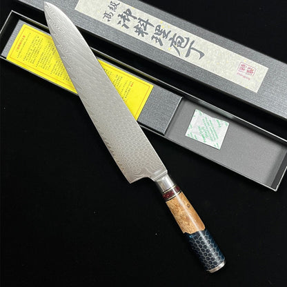 240 Damascus chef's knife