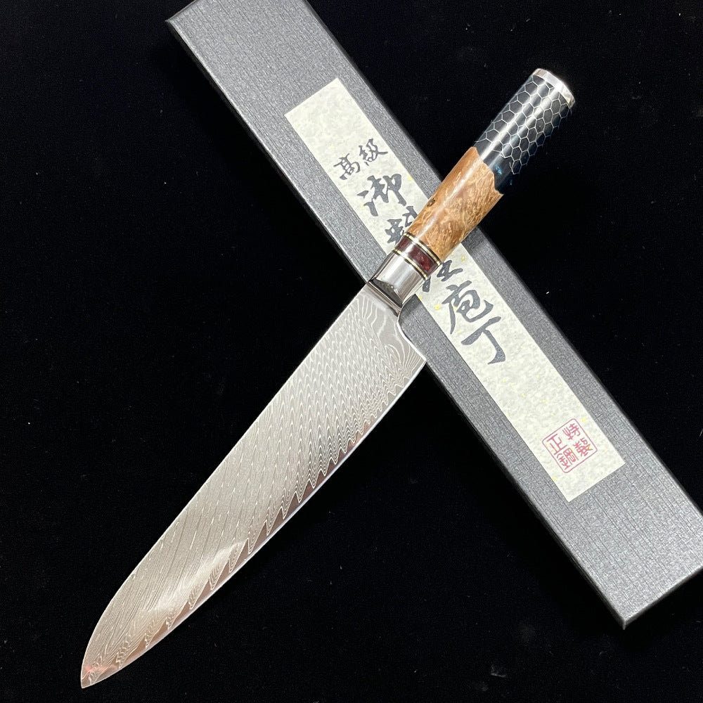 240 Damascus chef's knife