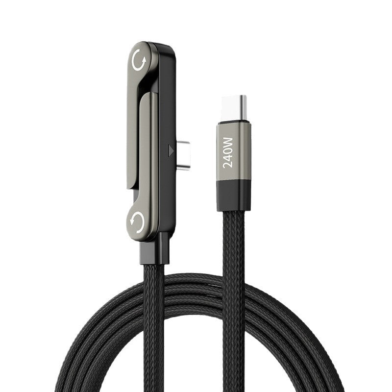 240W Fast Charging Cable with Phone Stand