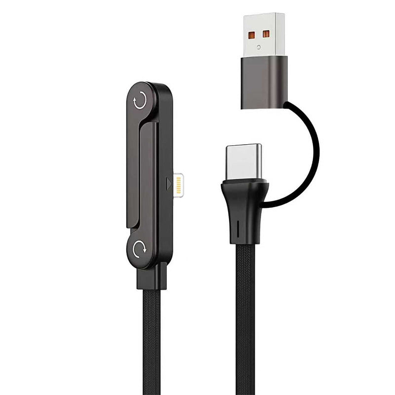 240W Fast Charging Cable with Phone Stand