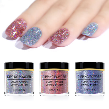 Sparkling Laser Glitter Nail Powder for Professional Nails