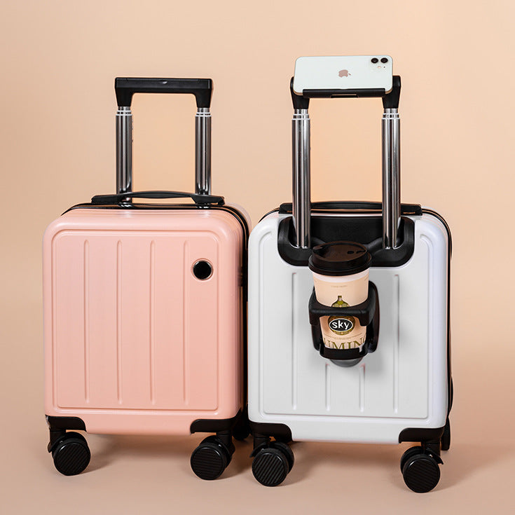 Carry-On Suitcase Lightweight with Silent Rolling Wheels
