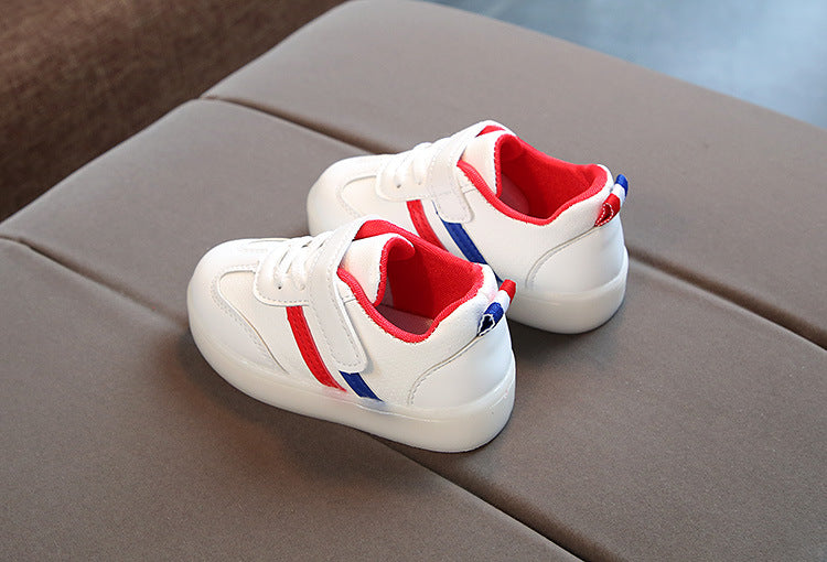 Buy Kimmy White LED Sneakers – Stylish Light-Up Shoes for Kids