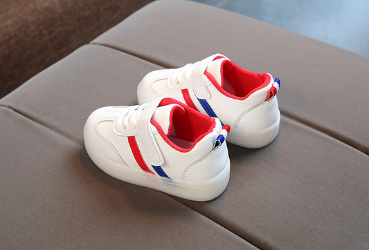 Buy Kimmy White LED Sneakers – Stylish Light-Up Shoes for Kids