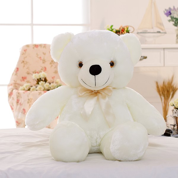 Creative Light Up LED Teddy Bear Toy Colorful Glowing Gift
