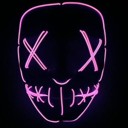 Halloween LED Glowing Full Face Mask for Party and Costume