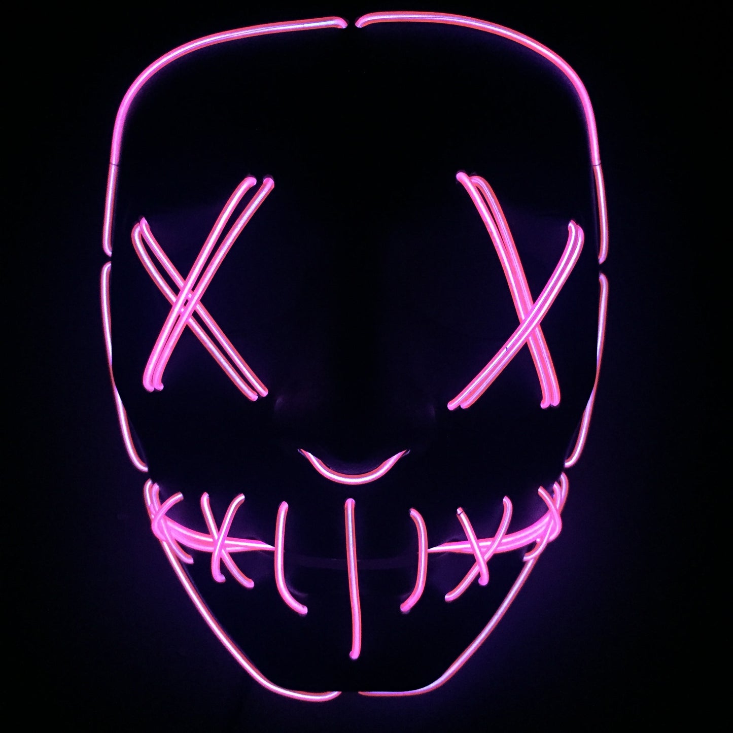 Halloween LED Glowing Full Face Mask for Party and Costume