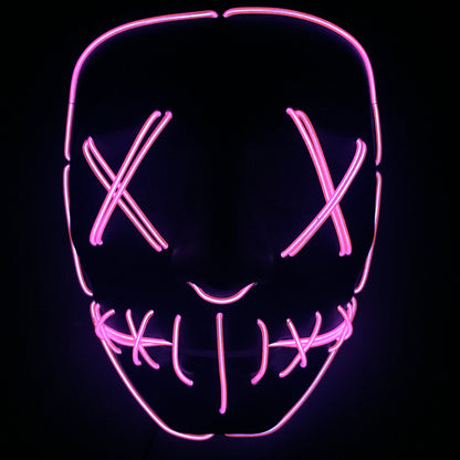 Halloween LED Glowing Full Face Mask for Party and Costume