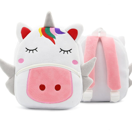 Cute Plush Backpacks for Kindergarten Cartoon School Bags