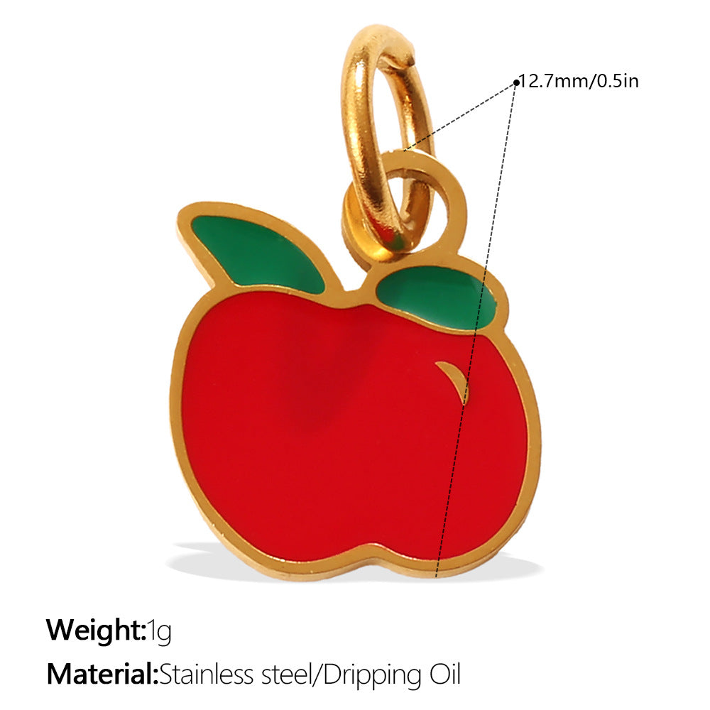Colorful Drip-Oil Pendant Stylish Necklace Designed for Women