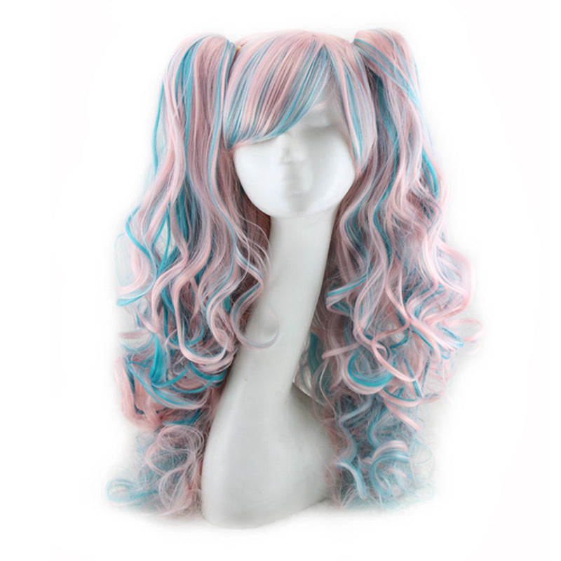 Colorful Long Curly Wigs - Vibrant Shades & Natural Look