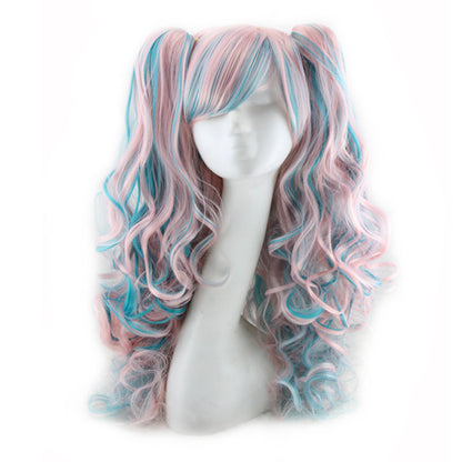Colorful Long Curly Wigs - Vibrant Shades & Natural Look