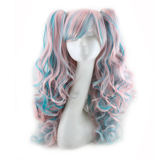 Colorful Long Curly Wigs - Vibrant Shades & Natural Look