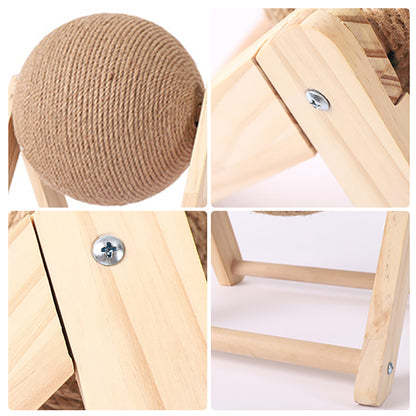 Buy Premium Vertical Sisal Cat Toy With Hanging Catch Ball