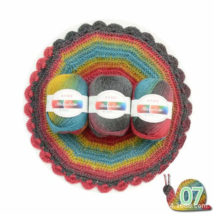 Buy Rainbow Ball of Yarn for DIY Sewing & Craft Making