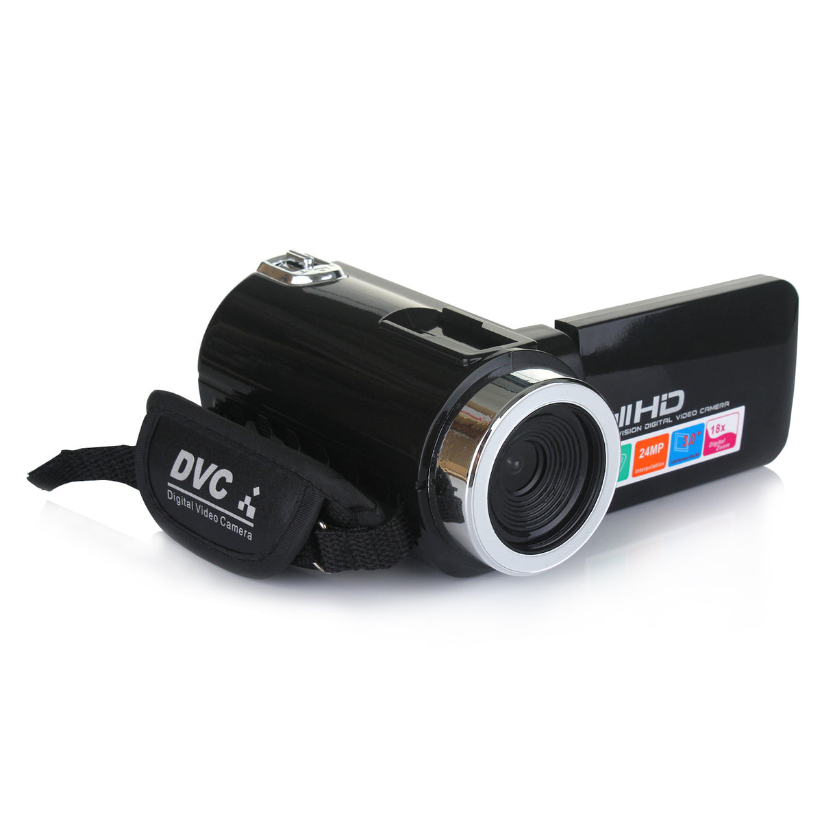 24MP Digital Camera with Hot Shoe for High-Resolution Photos Global Swanky 01