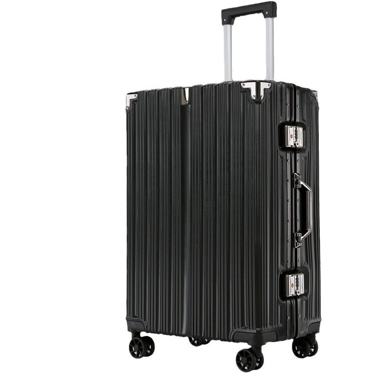24 Inch Aluminum Frame Trolley Case Large Capacity Bag global swanky 2