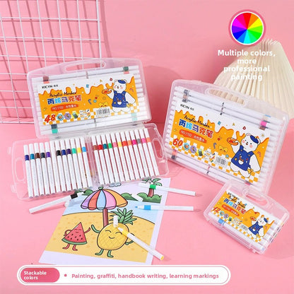 24-color quick-drying watercolor markers
