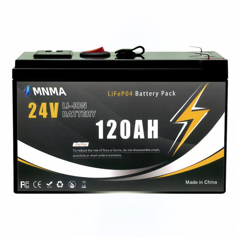 24V120Ah Lithium Iron Phosphate Battery Pack