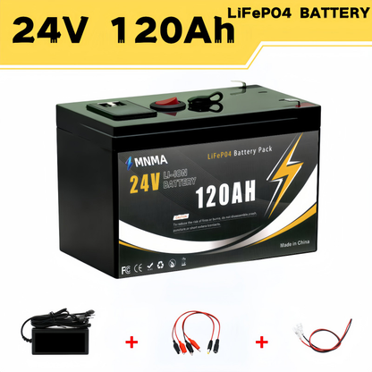 24V120Ah Lithium Iron Phosphate Battery Pack