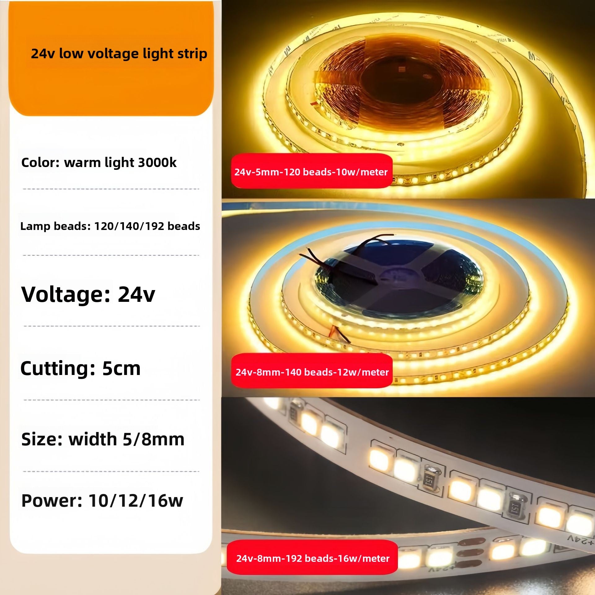 24V low-voltage LED strip