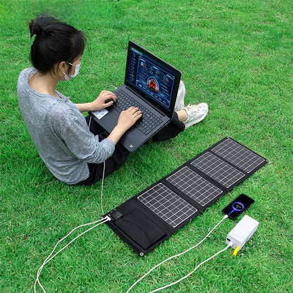 Foldable Solar Charger Panel for Outdoor and Travel Power