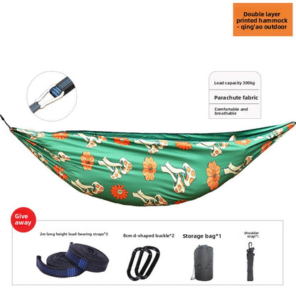 Portable Outdoor Camping Hammock with Straps Outdoor Rest