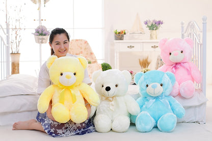 Creative Light Up LED Teddy Bear Toy Colorful Glowing Gift