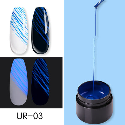 Luminous Spider Nail Gel UV Polish for Stunning Manicure