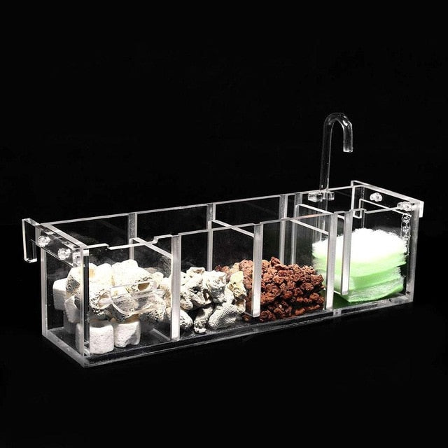 Fish Tank Wet Filter Box – Easy Separation for Aquariums
