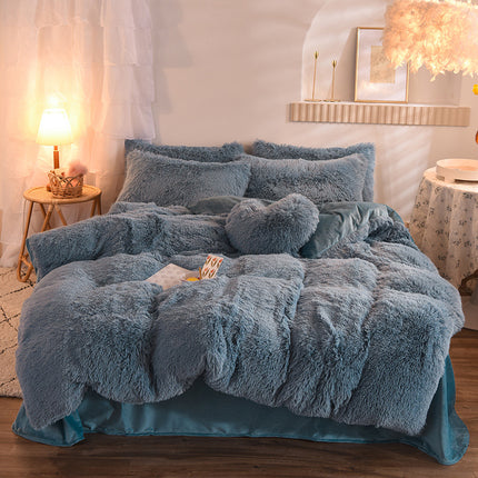 Buy Luxury Fleece Duvet Cover – Thick, Warm & Fluffy Bedding Set