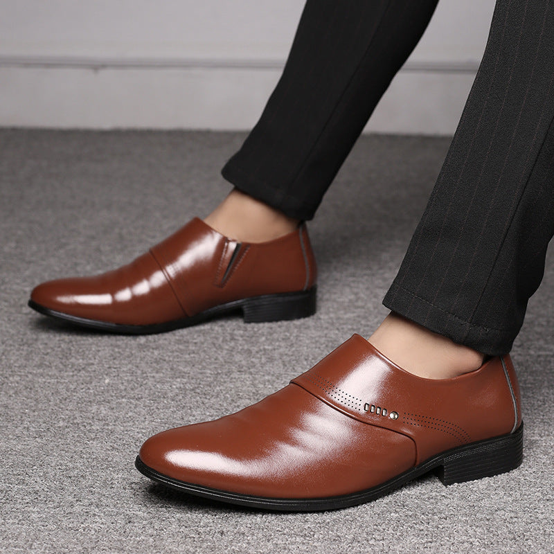 Buy Casual Pointed Toe Leather Shoes for Men Stylish Wear Daily