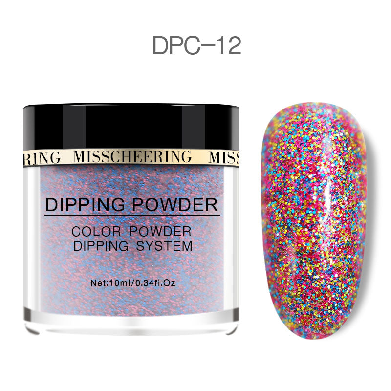 Sparkling Laser Glitter Nail Powder for Professional Nails