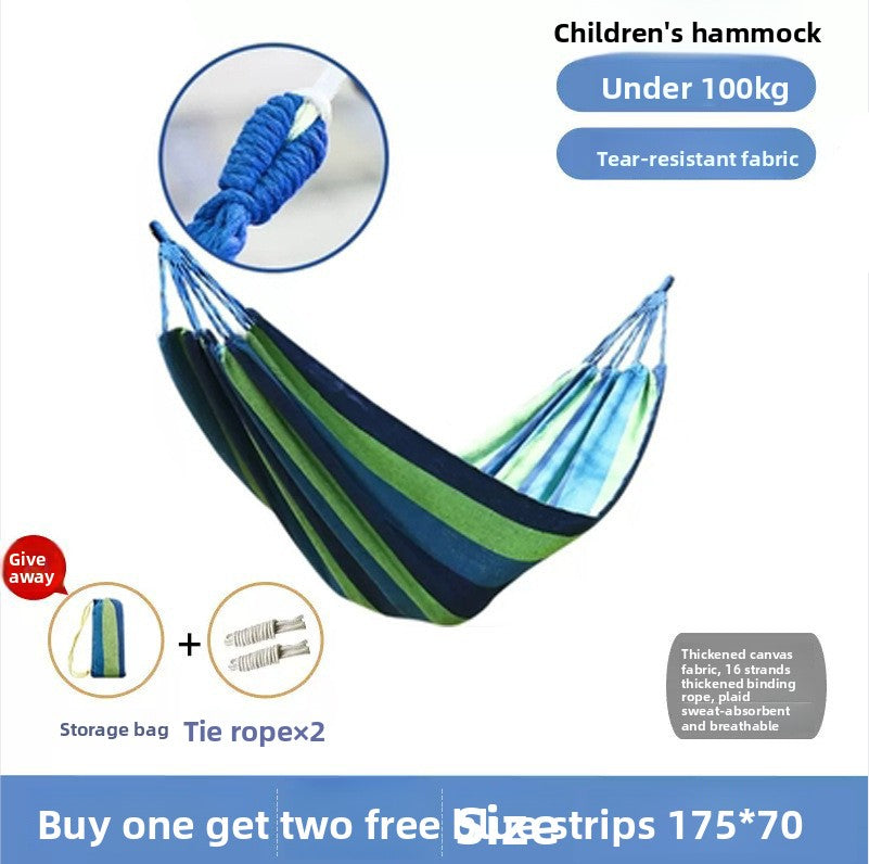Portable Outdoor Camping Hammock for Travel & Hiking Comfort