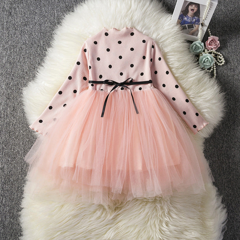 Buy Baby Girls Long Sleeve Tutu Dress – Spring Winter Party Wear