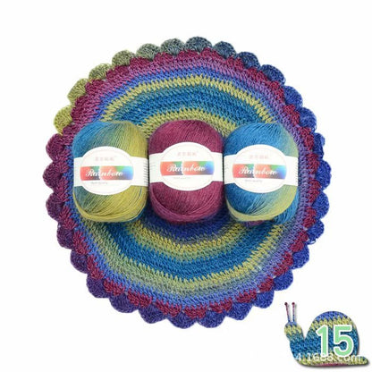 Buy Rainbow Ball of Yarn for DIY Sewing & Craft Making