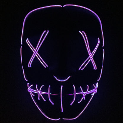 Halloween LED Glowing Full Face Mask for Party and Costume