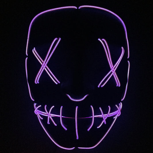 Halloween LED Glowing Full Face Mask for Party and Costume