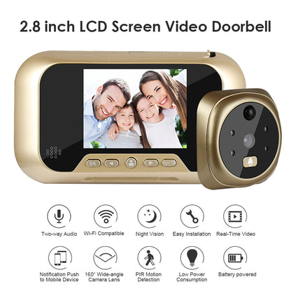 Buy Video Doorbell – 2.8-Inch LCD with Infrared Night Vision