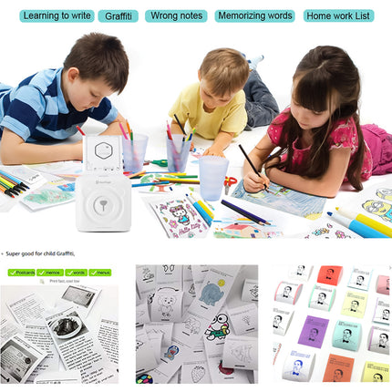 Buy Mini Wireless Bluetooth Thermal Printer – Sticker & Label