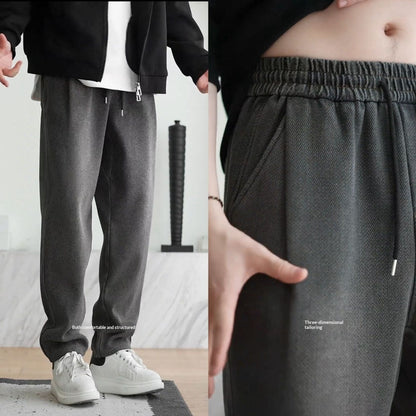 Men's Loose-Fit Retro-Style Jeans for Comfortable Spring Wear
