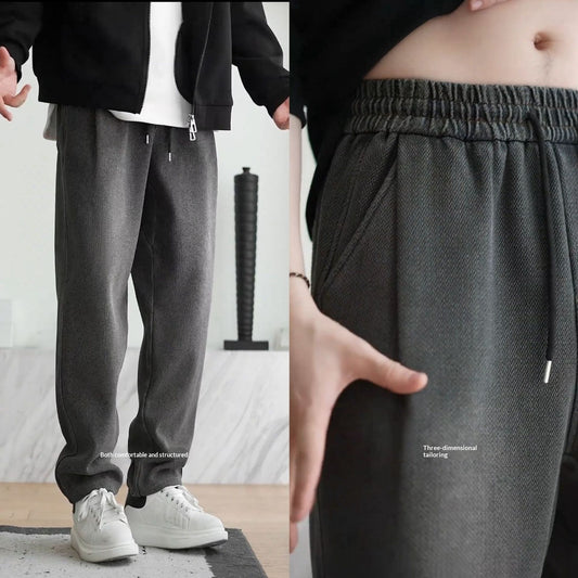 Men's Loose-Fit Retro-Style Jeans for Comfortable Spring Wear