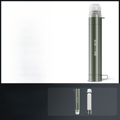 Portable Outdoor Water Purifier with Direct Drink Filter