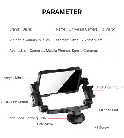 Ulanzi PT-14 Vlog & Selfie Accessories for SLR Camera Support
