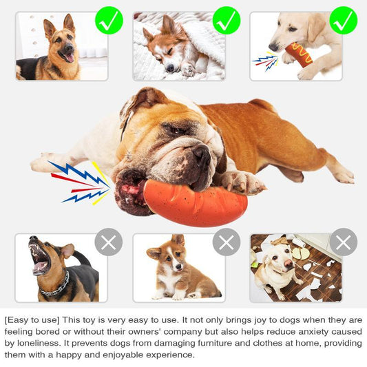 PPOKEl Dog Chew Toy – Durable Rubber for Aggressive Chewers