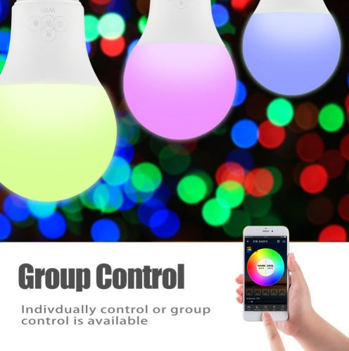 Buy E27 B22 RGB Smart LED Bulb with Music & App Control