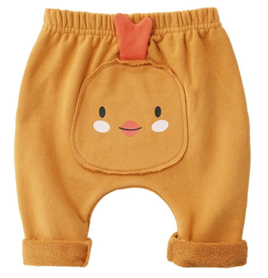 Cartoon Patch Baby Pants Soft, Comfortable & Cute Design
